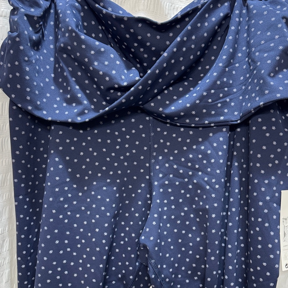 Nike Blue Polka Dot Yoga pants